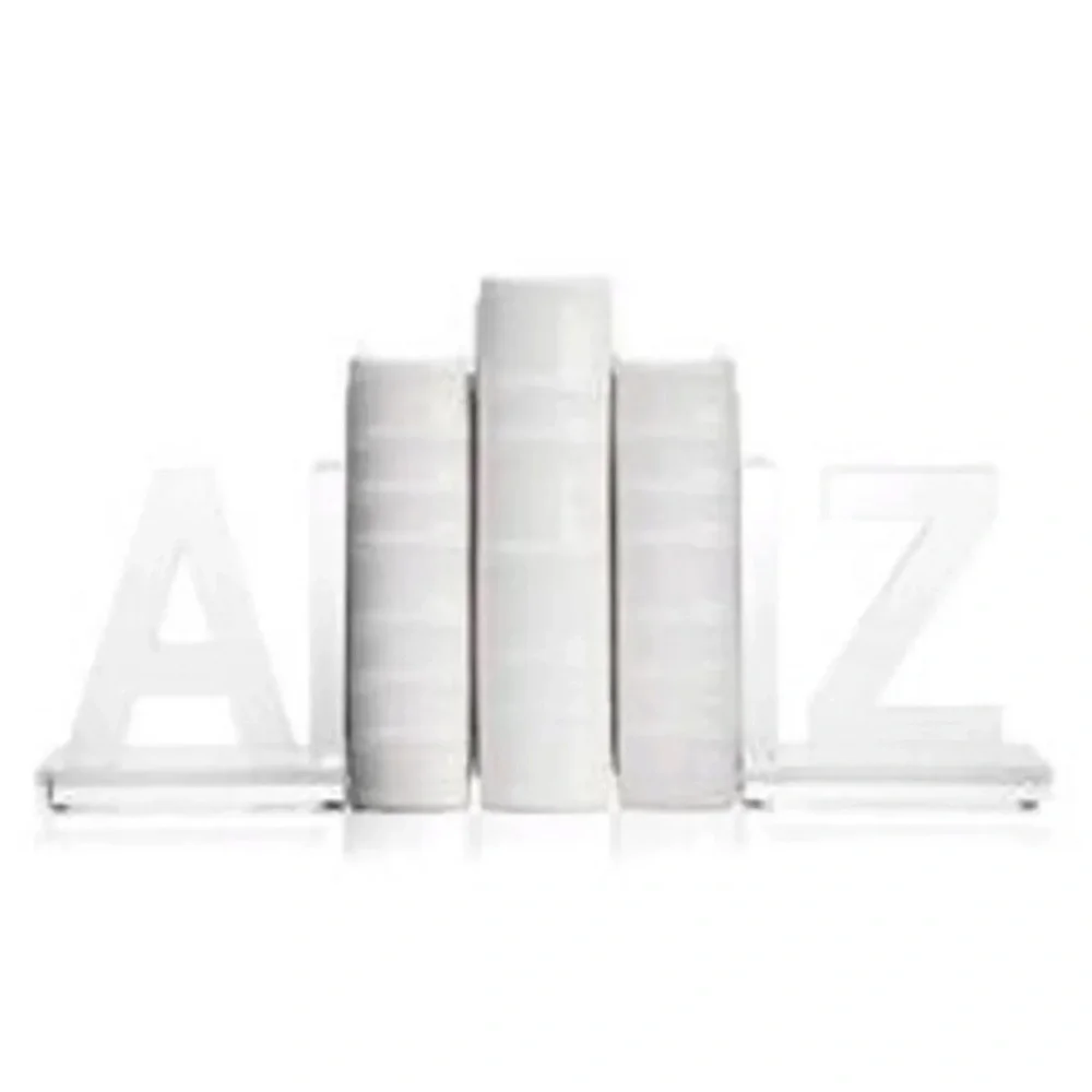 Acrylic | Lucite A to Z Bookends